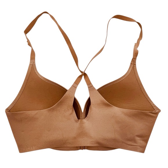 Victorias Secret Push Up Bra 34D Brown Criss Cross Back - Picture 2 of 3